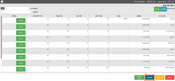 יצירת מבצע בקופה