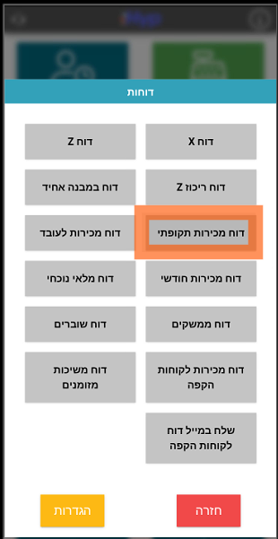 דוח מכירות תקופתי